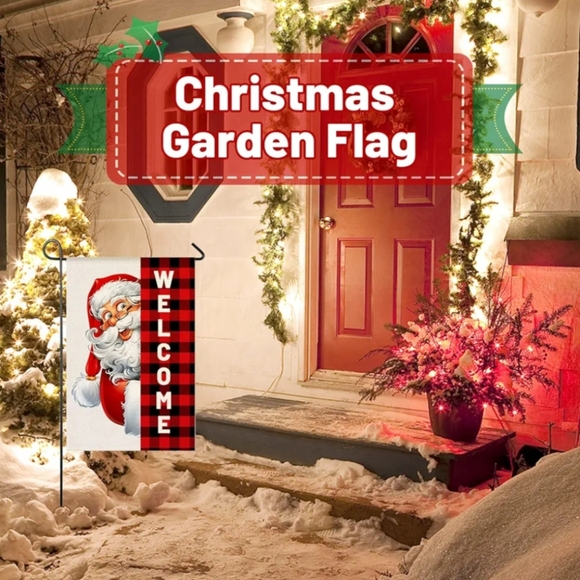 Set of 2 Seasonal Garden Flags, 12 x 18 Inches - NIP - Picture 5 of 7